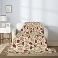 thumbnail image 2 of Sikiie Valentine'S Day Rose Cozy Flannel Fleece Throw Blanket: Lightweight & Thick for All Seasons - Perfect for Women, Men, & Kids", 2 of 6
