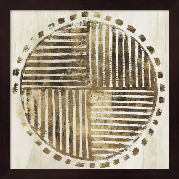 Great Art Now African Lines I by Eva Watts Framed Wall Art 13"W x 13"H