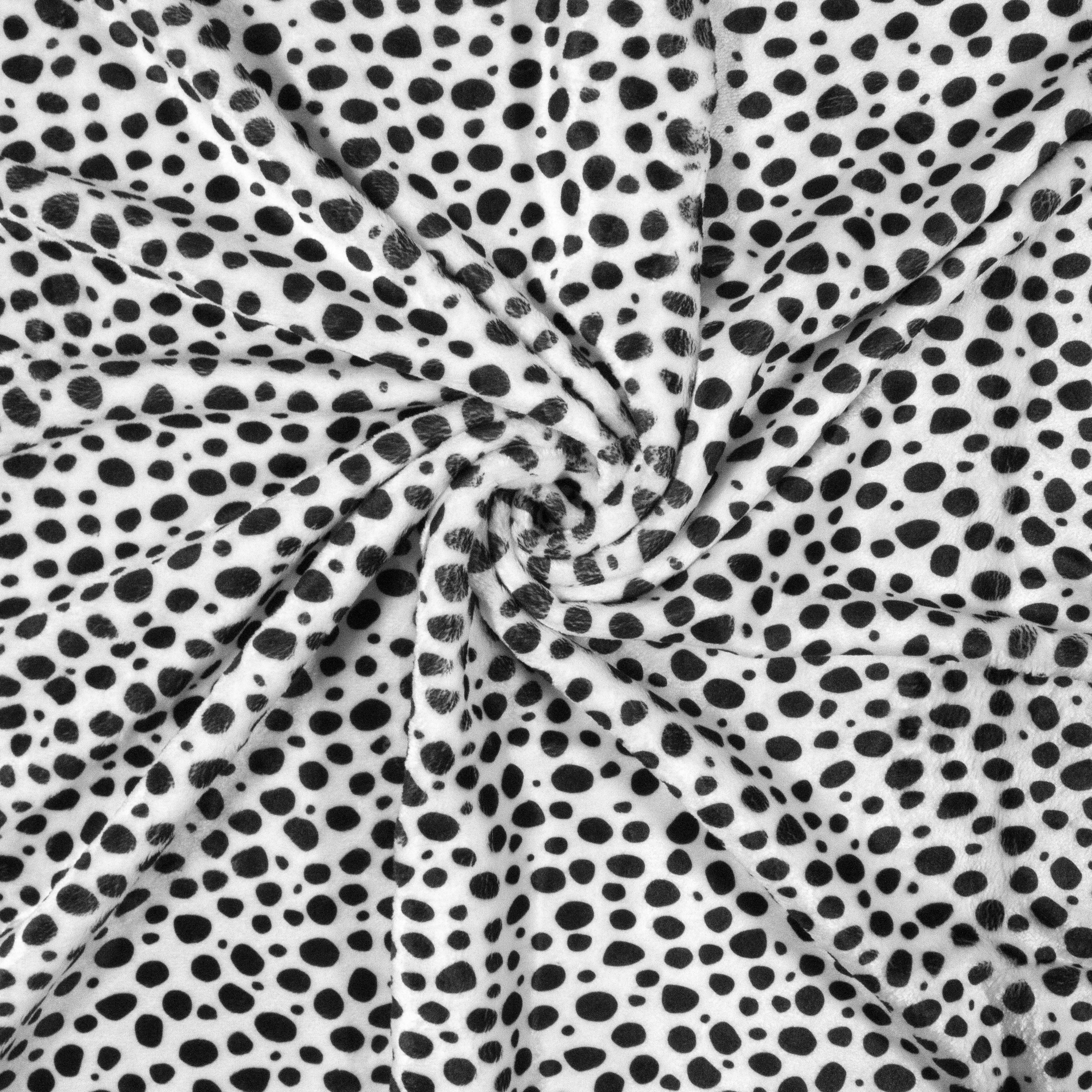 Everything Comfy Cheetah Print Decorative Throw Blanket, 30" X 40", White