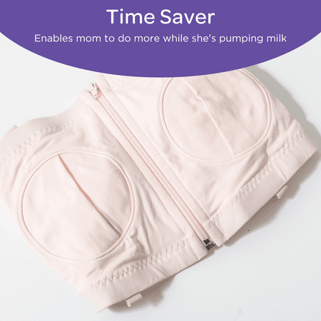 Lansinoh Simple Wishes Hands-Free Pumping Bra, Size XS-L