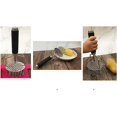 thumbnail image 4 of Mashed Creative Stainless Steel Potato Press Kitchen Gadgets Press Plate Diameter 10.5cm, 4 of 8