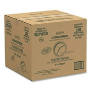 DART NON-LAMINATED FOAM 3-COMPARTMENT PLATE-9", 500CT yield