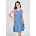thumbnail image 1 of Vestido linea A sin mangas Roman Fashion /Juvenil, 4104 (Azul medio) azul CH, 1 of 5