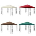 thumbnail image 1 of Remplacement de Toit de Gazebo pour Parasol de Patio Extérieur, Couverture Imperméable en Polyester, Beige, 1 of 9