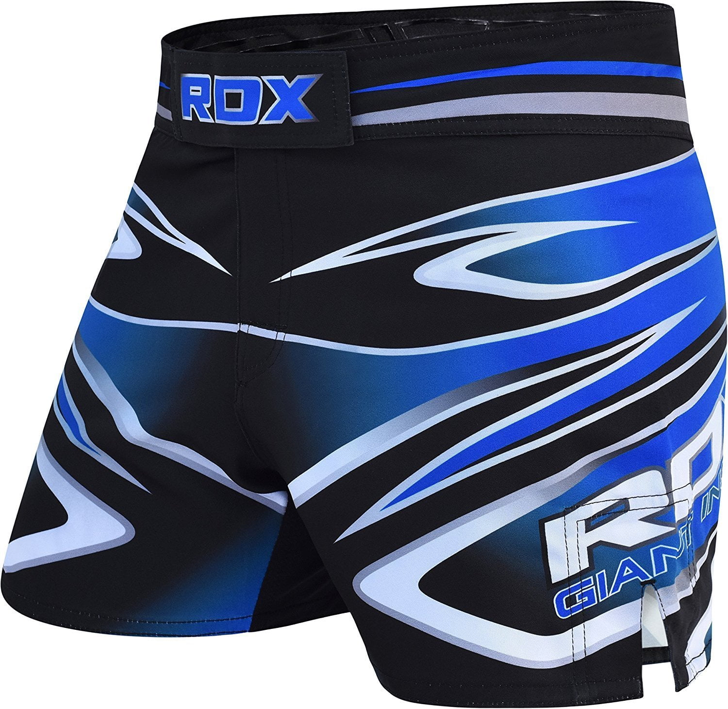 RDX MMA Shorts Boxing Gym Kick Cage Grappling Fight Wear Muay Thai Blue