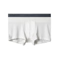 thumbnail image 5 of KaLI_store Underwear Men’s Underwear Boxer Briefs Soft Comfortable Bamboo Viscose Underwear Boxer Briefs for Men White,One Size, 5 of 5