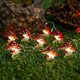 thumbnail image 2 of ZHAOCHENG Cadena de luces LED con forma de hongo, 3 m, 30 LED, decoración navideña, cadena de luces de princesa alimentada por batería para dormitorio de niñas, 2 of 5
