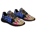 thumbnail image 6 of German Shepherd Dog American flag Shoes Sneakers Black Size 12, 6 of 7