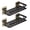 Black, variant on Dorm Shower Caddy , 2 Pack Adhesive Shower Holder Organizer, Rustproof Aluminum alloy Shelves, No-Drill Bathroom Storage Shelf