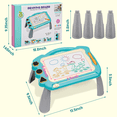 thumbnail image 3 of Xueyu Toys for 3 Year Old, Magnetic Drawing Board, Toddler Girl Boy Toy, Writing Doodle Board, Educational Learning Kids Toys for Birthday Best Gift (Green), 3 of 7