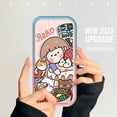 thumbnail image 1 of Phone Case Girls Lovely Cartoon Girl Pattern Phone Case Monster Lens Phone Shell Soft Protective Cover for iPhone 14 Pro Max, 1 of 5