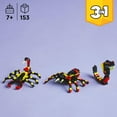 thumbnail image 4 of LEGO Creator 3 in 1 Wild Animals Surprising Spider Toy - Building Toy with 3 Build Options, Spider, Scorpion, or Snake - Animal Figures for Kids, Boys & Girls, Ages 7+ - Birthday Gift Idea - 31159, 4 of 6