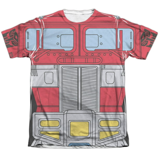 omfavne sekstant Fantasi Transformers - Optimus Prime Costume - Short Sleeve Shirt - XXX-Large -  Walmart.com
