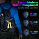 thumbnail image 3 of Blue and Green 2-Pack LED Flashing Lights for School Bag Reflectors with Colorful Lights USB Rechargeable, 3 of 5