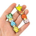 thumbnail image 4 of Pines de esmalte de Pokémon para niños, juego de Anime, Pikachu, Eevee, broches de modelado de hamburguesa creativos, Pin de solapa de mochila, accesorio de joyería, 4 of 5