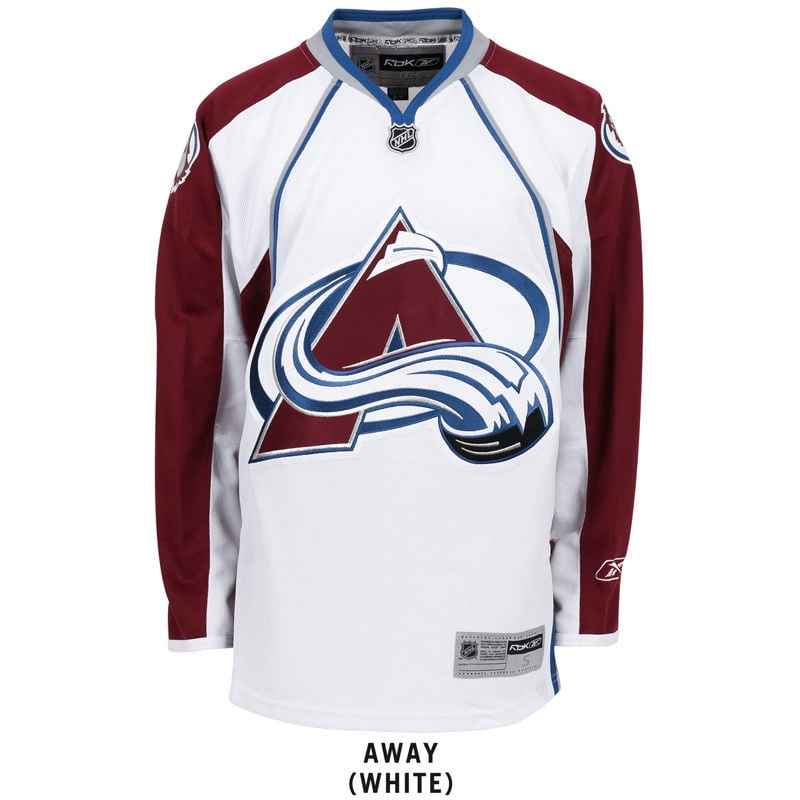 Youth Colorado Avalanche NHL Reebok White Premier Hockey Jersey Youth L XL by Reebok
