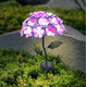 thumbnail image 2 of ERQVHQV Solar Hydrangea Garden Stake - Luz solar en forma de hortensia - Luces solares para exteriores - Impermeable - Luces LED con energía solar oso de fresa Electrónica, 2 of 5