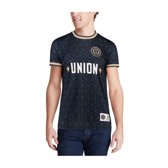Mitchell & Ness Mens MLS Equalizer Jersey, Blue, XXX-Large