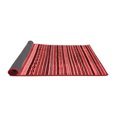 thumbnail image 2 of Ahgly Company Indoor Square Abstract Red Modern Area Rugs, 7' Square, 2 of 4