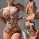 thumbnail image 2 of Lencería sexy para mujer Camis Mariposa Bordado Malla Perspectiva Tentación Babydoll Ropa interior Ropa de dormir Mono Bodies Fridja nalpqowj40813, 2 of 9