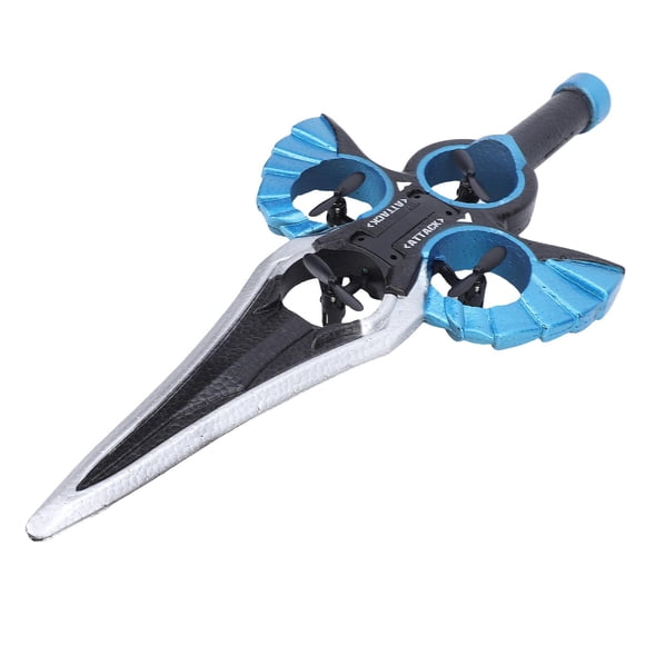 Remote Control Flying Sword Toy, Battery Powered Lightweight Foam Airplanes with Multi Color LED Light &  Sensing Design, 360 Flip Fighter Jet Toys for Kids Adults