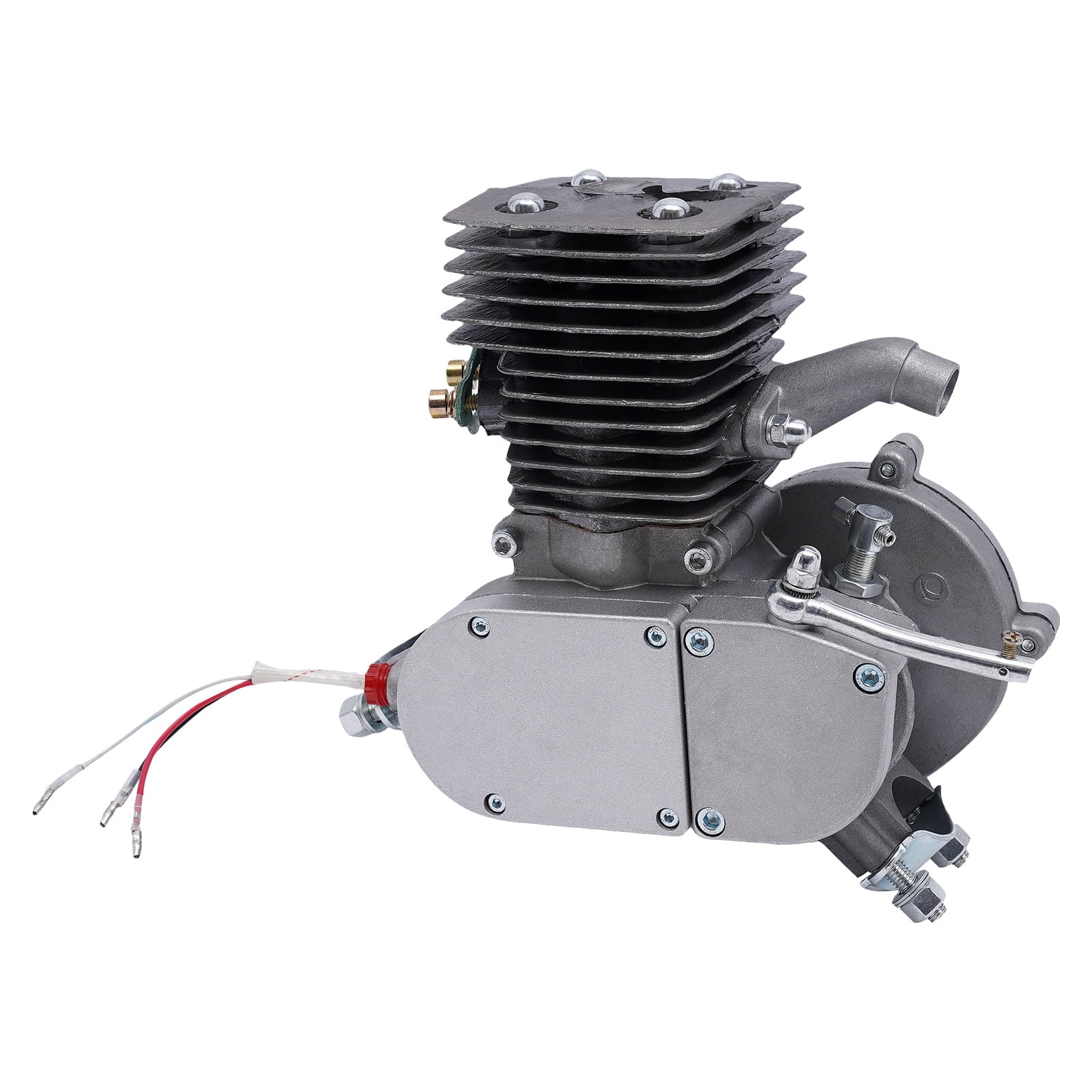 100cc Bicycle Engine Kit, 2-Stroke Gas Motorized Bicycle Kit Fit for 26-28" Bikes, Motor Bike Modified Set