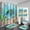 Colorful Underwater World, variant on 4PCS Blue Teal Sea Turtle Shower Curtain Set, Waterproof Fabric Shower Curtain, Non-Slip Bath Mat Bathroom Rugs, Underwater Ocean Sea Animal Marine Life Beach Nautical Coastal Bathroom Decor