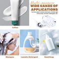 thumbnail image 4 of Sekonow Acrylic Hand Soap Dispenser, Crystal Clear Modern Liquid Soap Dispenser Bathroom and Kitchen, Thick Refillable Hand Wash Lotion Bottle with Silver Pump, 1 Pack, 4 of 6
