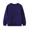 thumbnail image 4 of HILEELANG Toddle Girl Sweatshirts Blue Unicorn Fairy Applique Cotton Casual Crew Neck Long Sleeve Pullover Tops Sweater Shirt 5T, 4 of 4