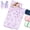 Purple Rainbow, variant on Primlect Toddler Nap Mat, Detachable Blanket & Removable Pillow, for Daycare, Camping and Travel