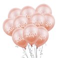 thumbnail image 2 of 10pcs 2020 Feliz Año Nuevo Globos Decoraciones De Látex Accesorios De Fotos - , 12cm Baoblaze Globos de año nuevo, 2 of 6