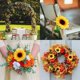 thumbnail image 5 of 12pcs 3.5" Fake Sunflowers, Artificial Sunflower Heads, Faux Silk Sunflower Decoration for Craft Home Party, 5 of 5