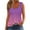 Pink, variant on Womens Tank Tops 2025 Summer T Shirts Round Neck Sleeveless Casual Loose Blouses Gradient Tops Ladies Tank Tops Purple S