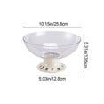 thumbnail image 4 of Dianli Kitchen Decor Fruit Bowl Pedestal Fruit Bowl Plastic Tabletop Draining Fruit Tray Decorative Serving Bowl for Home Kitchen Dining Room Countertop Display, 4 of 7
