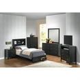 thumbnail image 3 of Passion Furniture Burlington Black Twin Storage Platform Bed PF-G2450D-TSB2, 3 of 3