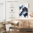 thumbnail image 4 of Elephant Stock Azura Bouquet I Wall Art - Vertical Multi Panel Canvas - Living Room Wall Decor - Abstract Multi Panel - Blue And White Decor By Eva Watts - 14" x 23", 4 of 4
