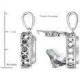 thumbnail image 2 of Switch-It Gems� Interchangeable Simulated White Topaz Pendant Necklace Set with 12 Round 10mm Simulated Birth Months Inc, 2 of 9