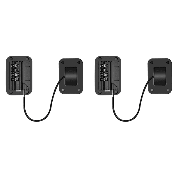 Cerradura Seguridad para Bebés Cerradura Adhesiva para Puerta Y Ventana Seguridad para Y Bebés (negro)