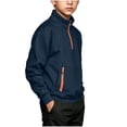 thumbnail image 7 of Cethrio Boys Half Zip Sweatshirts, Pullover Fleece Lined Long Sleeve Casual Fall Tops with Pockets Navy Size 5-6 T, 7 of 7
