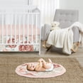 thumbnail image 3 of Sweet Jojo Designs Peony Floral Garden Pink and Ivory Baby Play Mat, 3 of 4