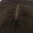 thumbnail image 4 of XIAQUJ Perruque à Tête Ondulée Courte Cheveux Lisses Marron Perruque Naturelle Jeu de Rôle Féminin Tête Ondulée C, 4 of 4