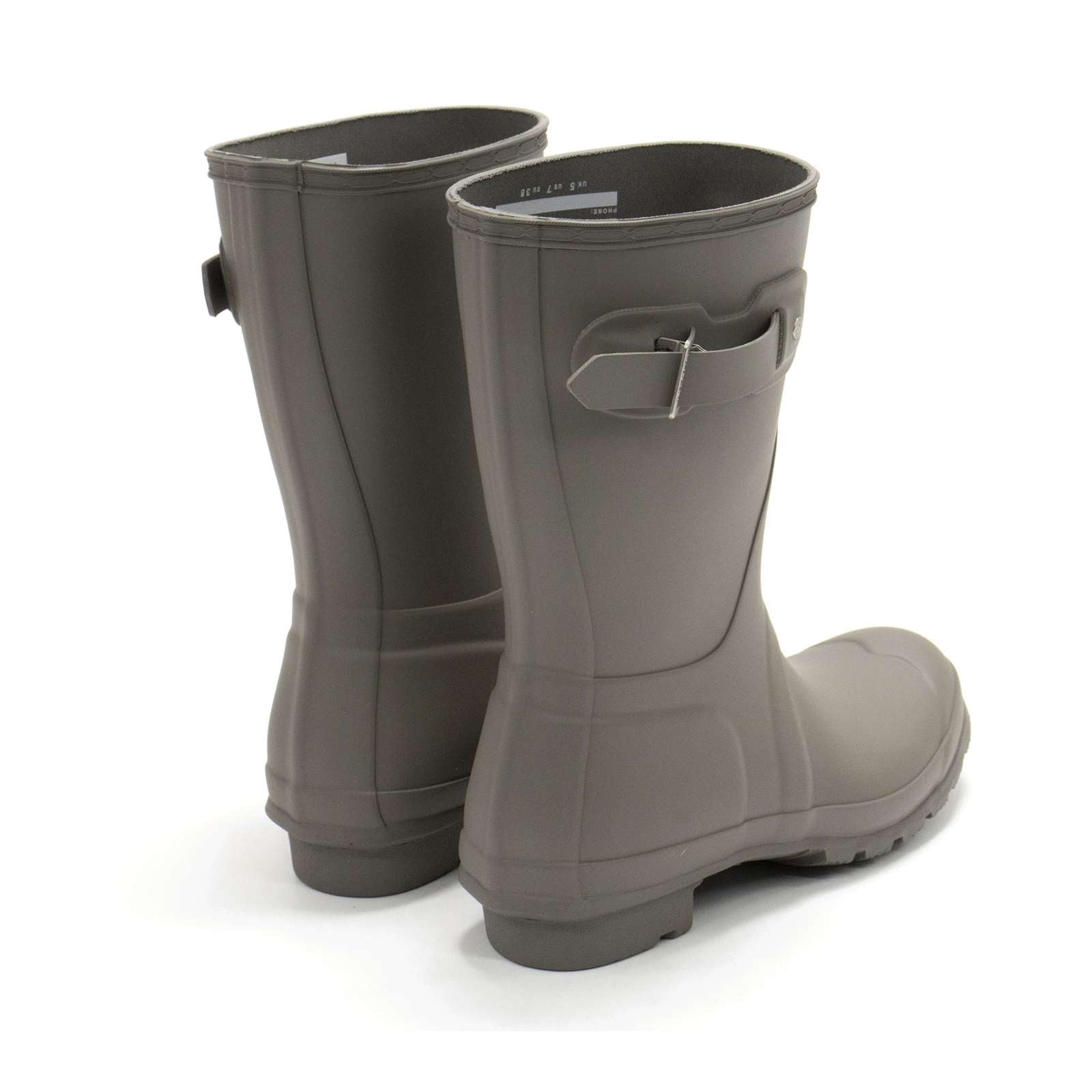 Hunter Women's Original Short Rain Boot, Grey Heron,11 M US