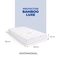 thumbnail image 5 of Protector de Colchón Spring Air Bamboo Luxe Matrimonial Impermeable, 5 of 5