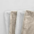 thumbnail image 5 of Elegant Comfort Holiday Reversible and Plush Flannel Fleece Sherpa Throw- Lightweight Soft and Cozy- All Season Decorative Throw, Perfect for Lounging, 50 x 60 inches, Ivory, 5 of 5
