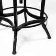 thumbnail image 5 of GDF Studio Eulah Modern Industrial Fir Wood Adjustable Swivel Barstool, Natural and Black Brushed Silver, Set of 2, 5 of 9