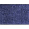 thumbnail image 1 of Ahgly Company Machine Washable Indoor Rectangle Abstract Blue Modern Area Rugs, 7' x 9', 1 of 4