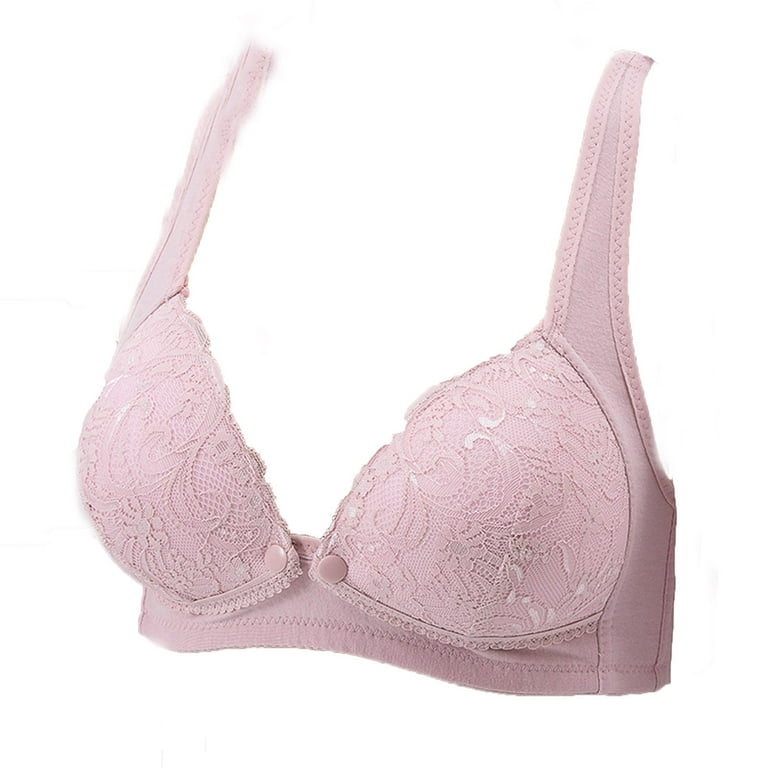 Comfortable without sagging Pregnant Women Underwear Breast Feeding Nursing Bra  Flower Breastfeeding Maternity Bra Front Poppers Nursing bras For Mothers  (Bands Size : 34, Color : Pink Leopard): Buy Online at Best