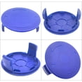 thumbnail image 4 of OWNTIDE 2-Pack Spool Cap Cover for Kobalt KST 120X, 120X-06 40V Cordless String Trimmer, Weed Wacker Replacement Part, Blue, Durable ABS, 4 of 6