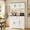 White, variant on Neche 71" Kitchen Pantry Cabinet, Tall Storage Cabinet with Charging Station, LED Light, Microwave Stand, Drawers, Wine Rack, Farmhouse Hutch for Dining Room, White
