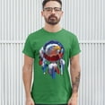 thumbnail image 3 of Tee Hunt American Bald Eagle Dreamcatcher T-shirt Native American Patriotic Men's Tee, Green, 4X-Large, 3 of 5